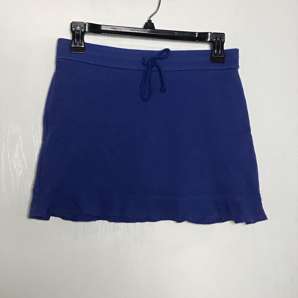 Express Blue flounce skirt